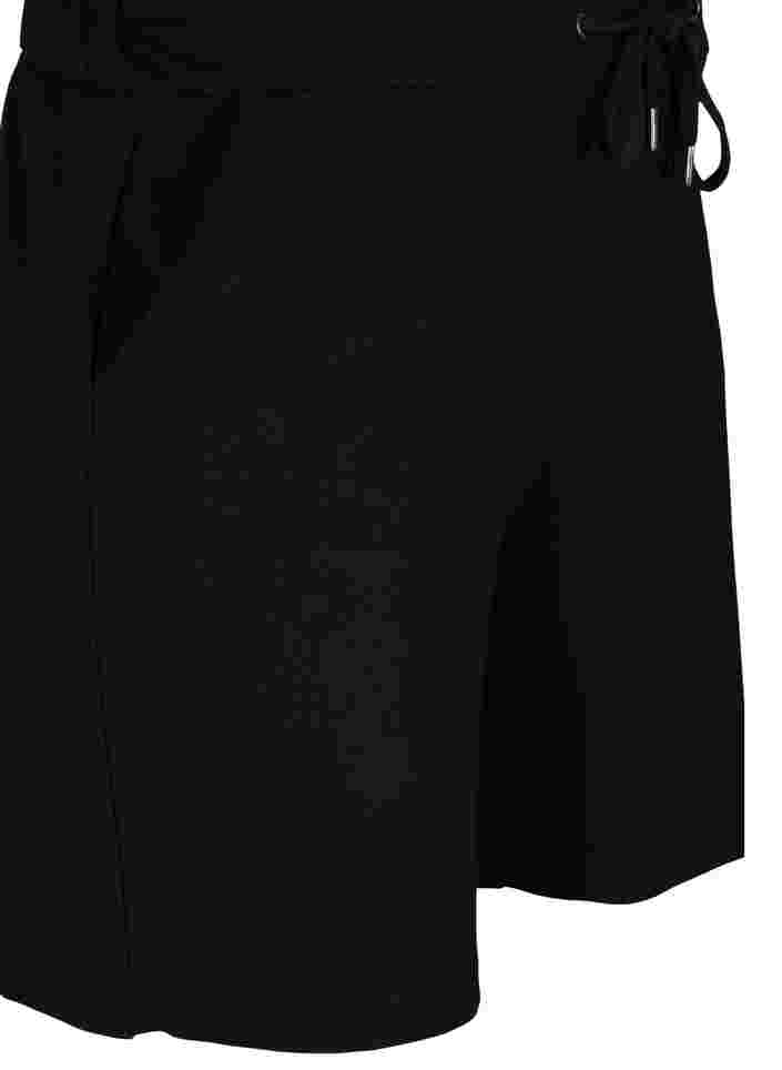 Short ample avec cordon de serrage et des poches, Black, Packshot image number 2