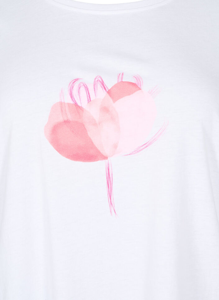 FLASH &ndash; T-shirt avec motif, Blanc, Packshot image number 2