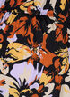 Chemisier de maternité en viscose et imprimé floral, Black Flower AOP, Packshot image number 3