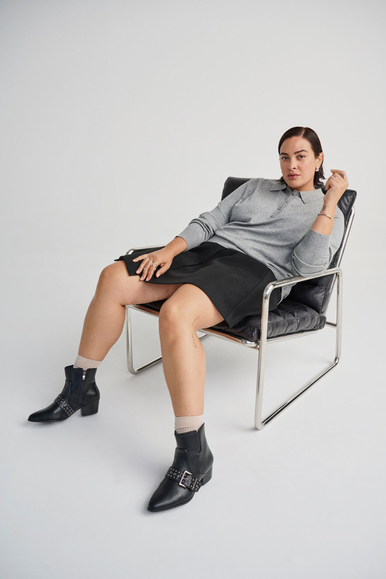 ZizziEnkellaars met gesp, , Model