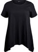T-shirt met ronde hals en A-lijn vorm, Zwart, Packshot image number 0