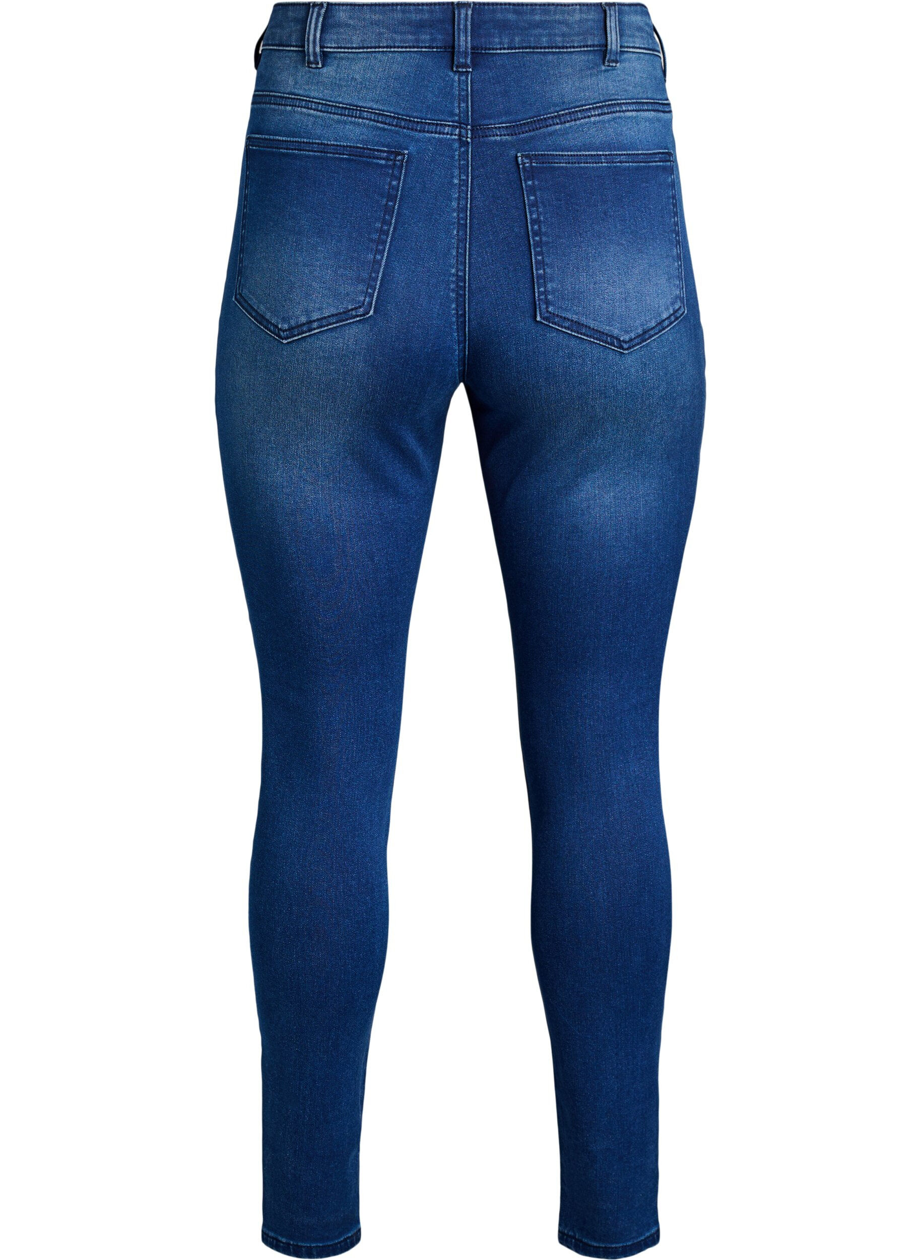 ZizziJean Amy super slim &agrave; taille haute, Bleu, Packshot image number 1