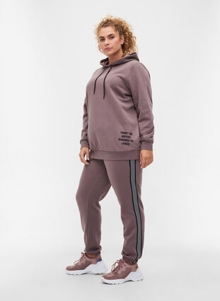 Pantalon de jogging avec cordon de serrage et poches, Iron, Model image number 2