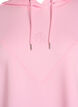 Sportieve scuba hoodie met decoratieve stiksels, Roze, Packshot image number 2