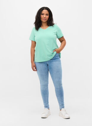 T-shirt basique, Dusty Jade Green, Model image number 2