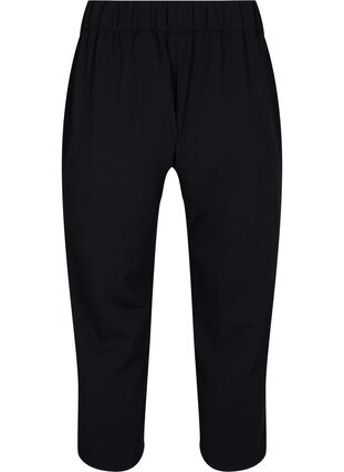 Pantalon 7/8 coupe ample, Black, Packshot image number 1