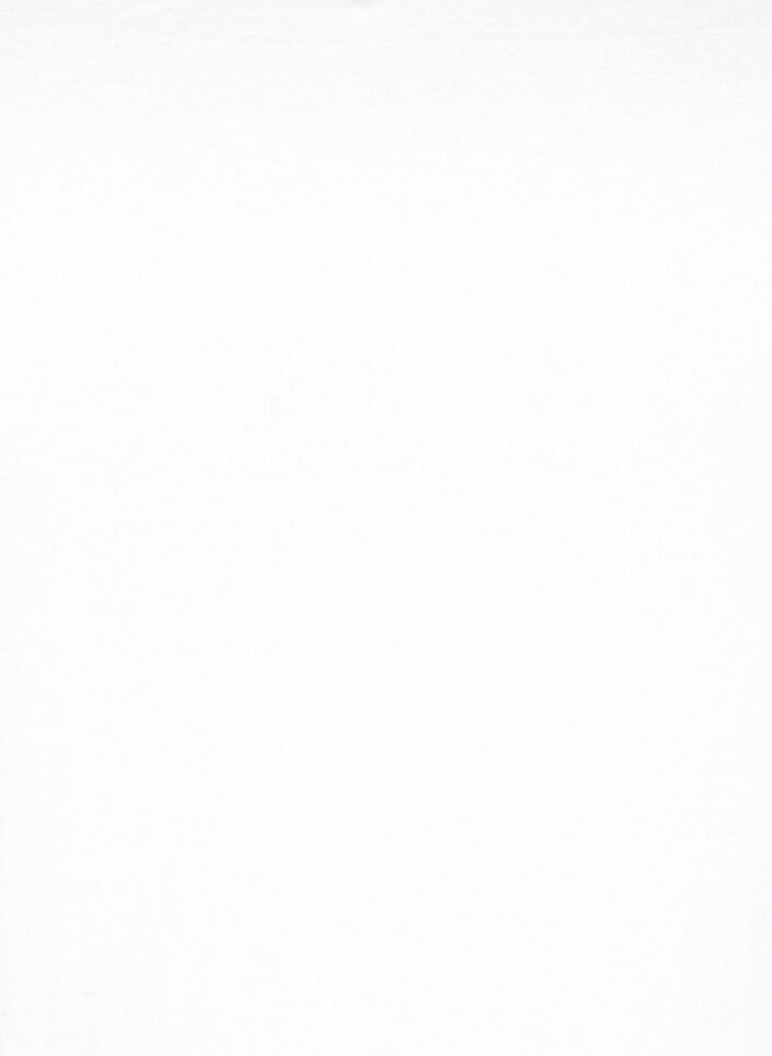 Top basique &agrave; nouer en coton, Blanc, Packshot image number 2