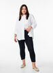 Een 3/4 legging met knopen, Zwart, Model image number 1