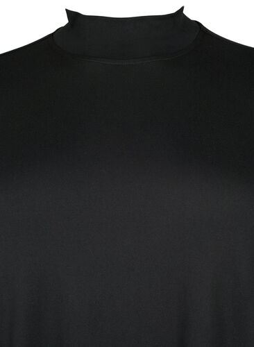 FLASH - Robe à manches longues avec col roulé, Black, Packshot image number 2