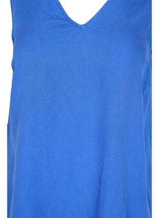 Spencer-jurk met v-hals, Dazzling Blue, Packshot image number 2