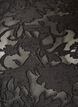 Blouse transparente avec texture florale et manches longues, Noir, Packshot image number 2