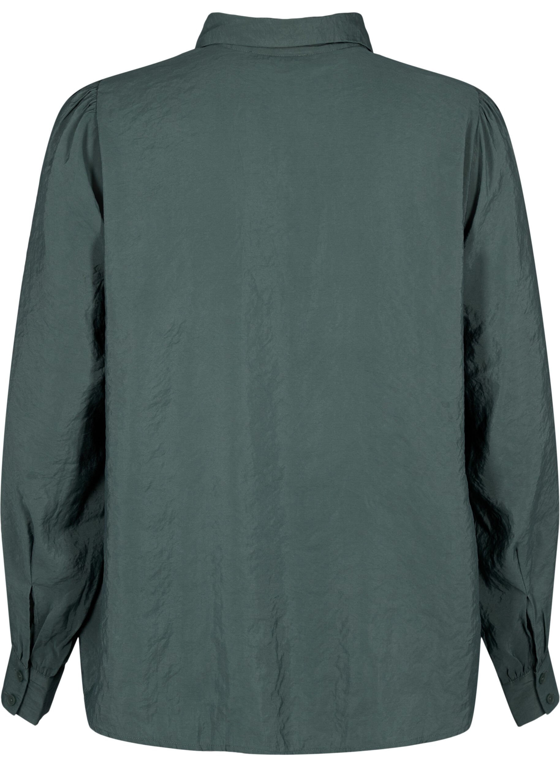 ZizziShirt met lange mouwen van Tencel &trade; Modal, Dark Forest, Packshot image number 1