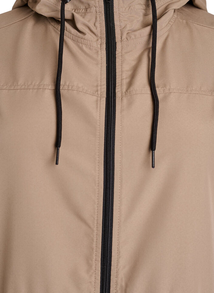 FLASH - Lichtgewicht parka met een capuchon, Bruin, Packshot image number 2
