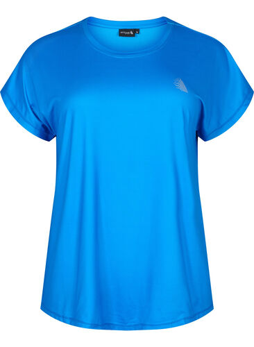 T-shirt d'entraînement à manches courtes, Brilliant Blue, Packshot image number 0