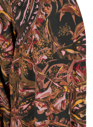 Kimono long en viscose imprimé, Paisley AOP, Packshot image number 2