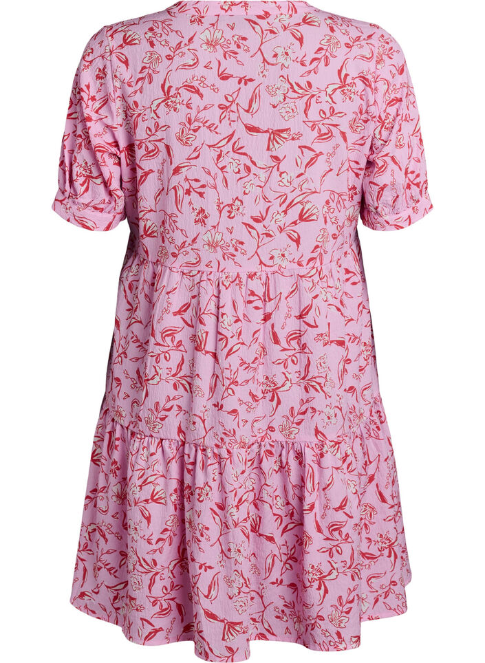 FLASH - Robe courte coupe évasée, Violet, Packshot image number 1