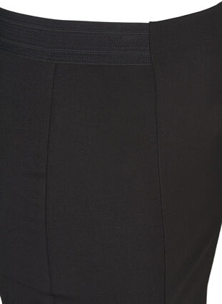 Nauwsluitende rok in viscosemix, Black, Packshot image number 3
