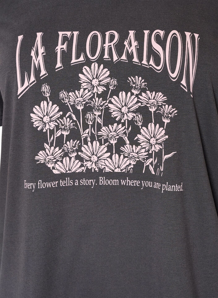 T-shirt imprim&eacute;, Gris, Packshot image number 2