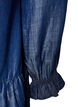 Korte jurk in denimlook met ruches, Blauw, Packshot image number 3