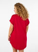 Nachthemd met korte mouwen en tekstprint, Rood, Model image number 2
