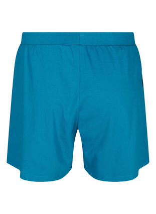 Short ample en coton avec poches, Fjord Blue, Packshot image number 1
