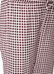Katoenen pyjamabroek met hoge taille, Rood, Packshot image number 2