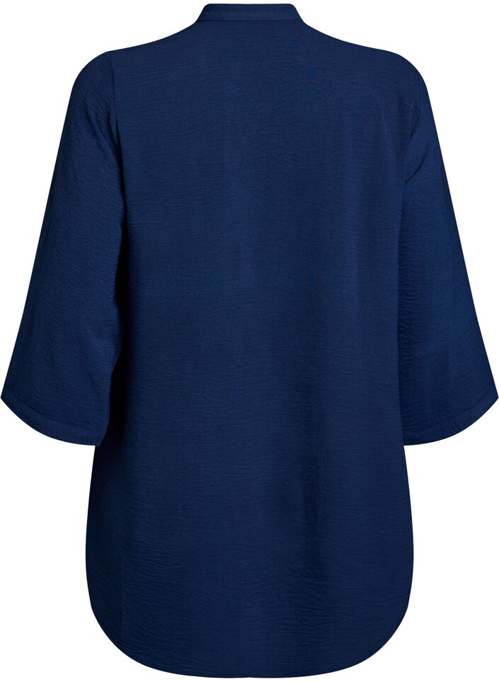 Tunique avec manches 3/4, Bleu, Packshot image number 1
