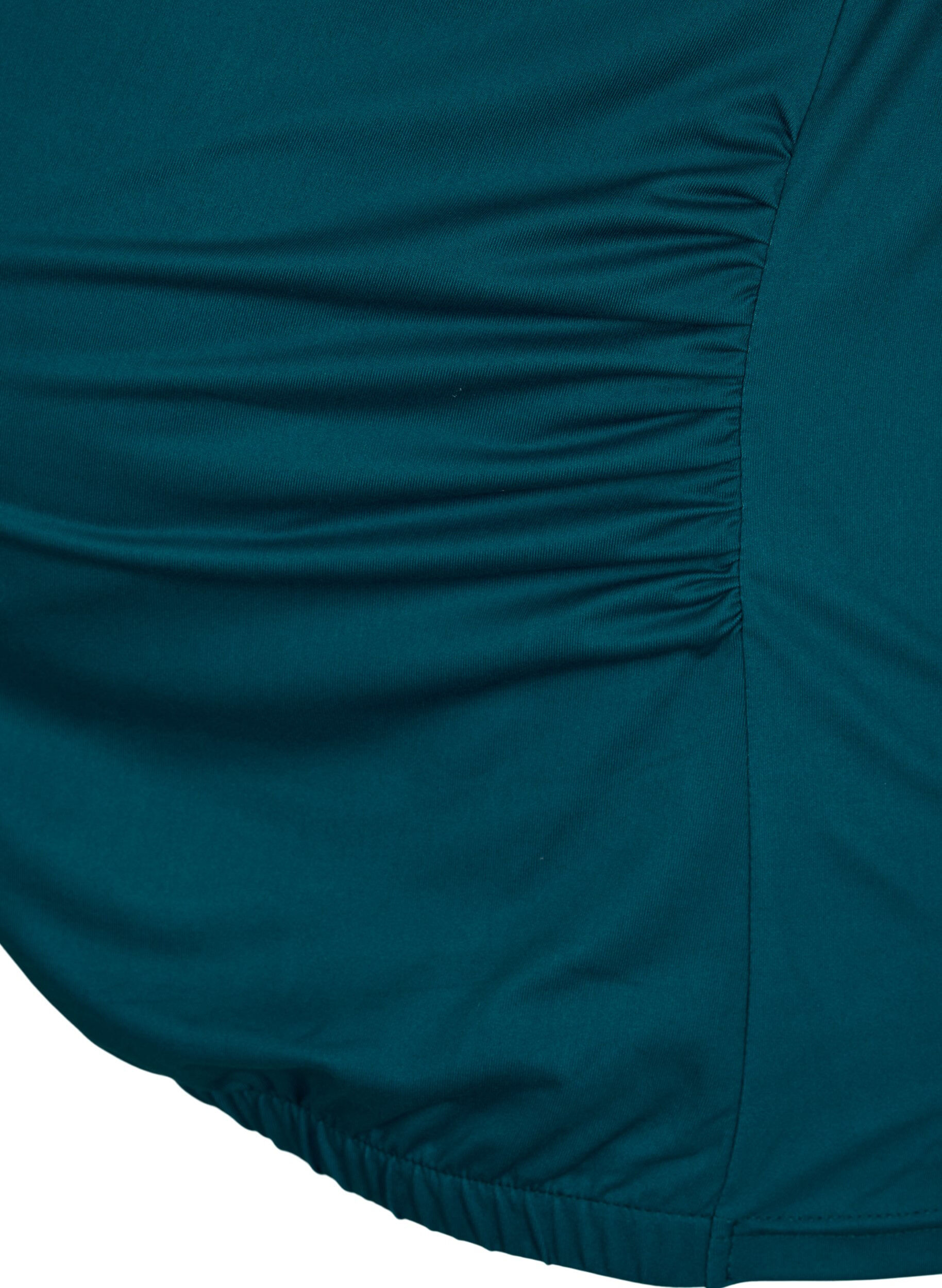 ZizziZwangerschap sport t-shirt, Deep Teal, Packshot image number 3