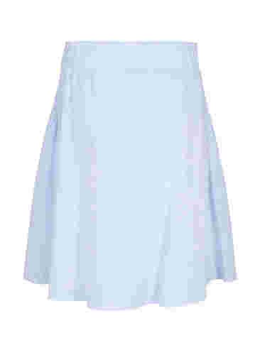 Gestreepte rok met zakken in katoen, Blue Bell Stripe, Packshot image number 1