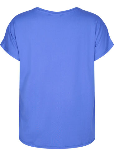 Effen sportshirt, Dazzling Blue, Packshot image number 1