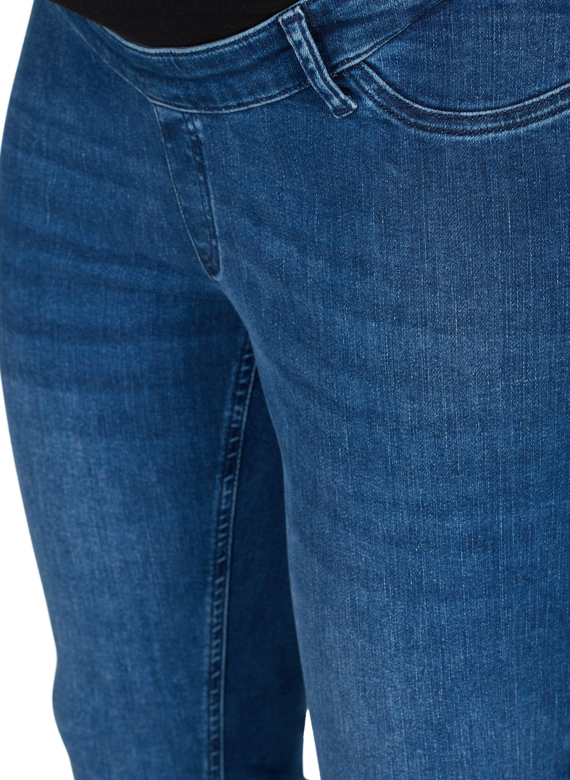 Zizzi Jean de grossesse Amy, Blue denim, Packshot image number 2