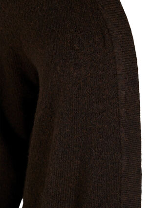 Cardigan en maille chinée avec poches, Coffee Bean Mel., Packshot image number 2