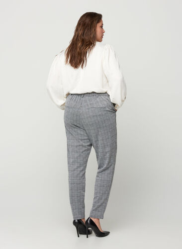 Pantalon, Black check, Model image number 1