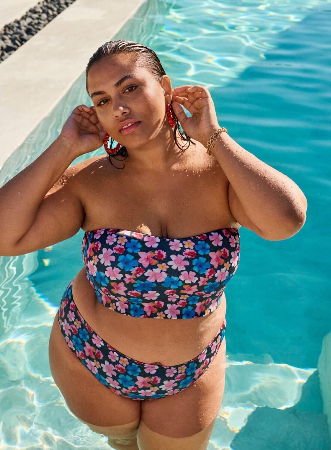 Zizzi Top bandeau, , Model