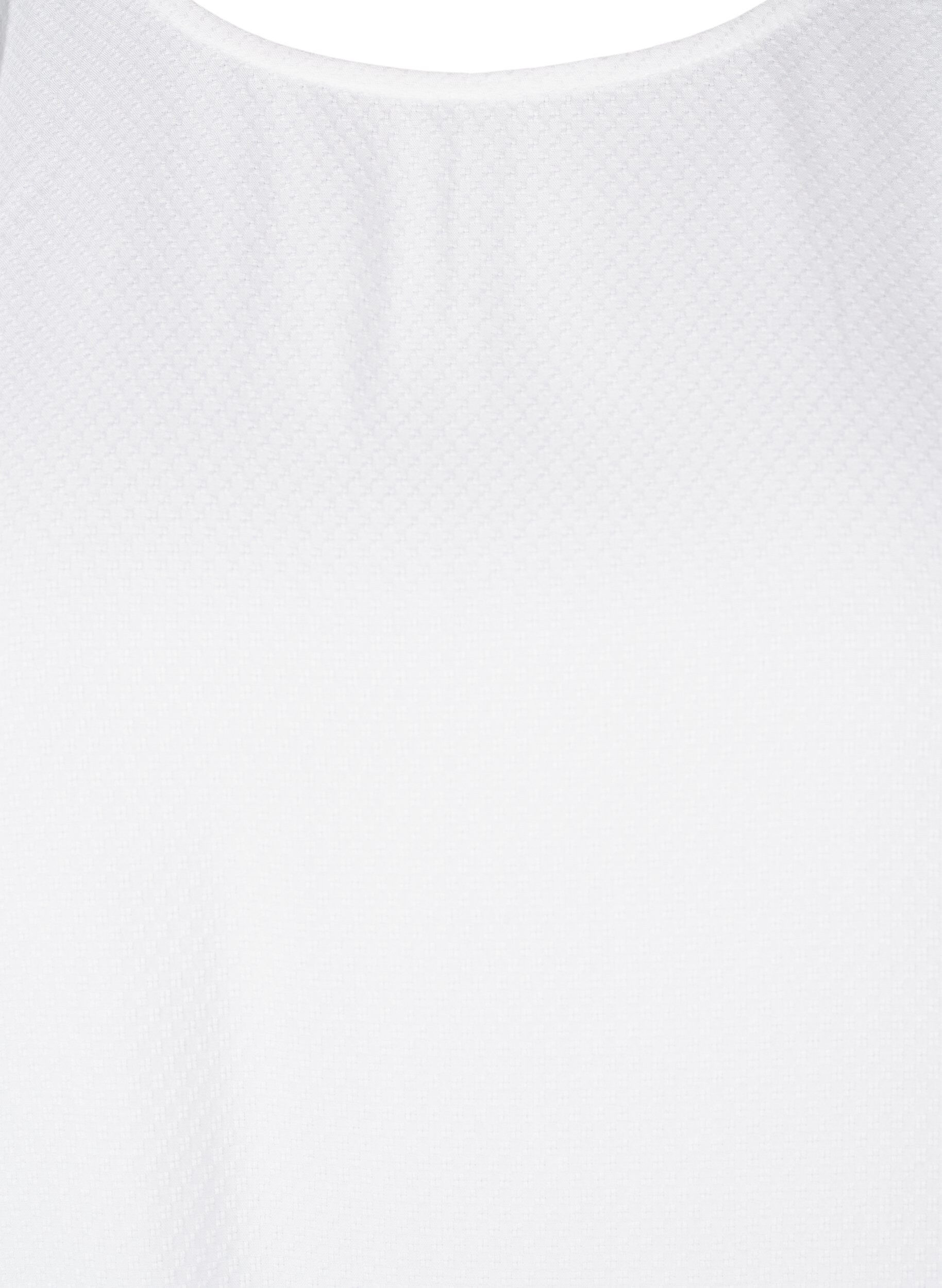 ZizziBlouse van viscose met halflange mouwen, Bright White, Packshot image number 2