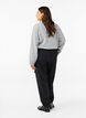 Broek met cargozakken en een elastische taille, Zwart, Model image number 1