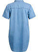 Robe chemise en denim &agrave; manches courtes, Bleu Clair, Packshot image number 1