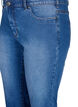 Pantacourt Emily coupe slim en denim, Blue Denim, Packshot image number 2