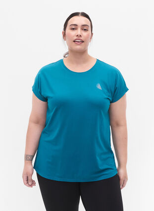 Trainings T-shirt met korte mouwen, Deep Lake, Model image number 0