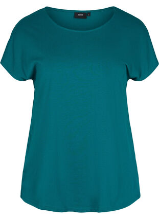 T-shirt en mélange coton, Everglade, Packshot image number 0