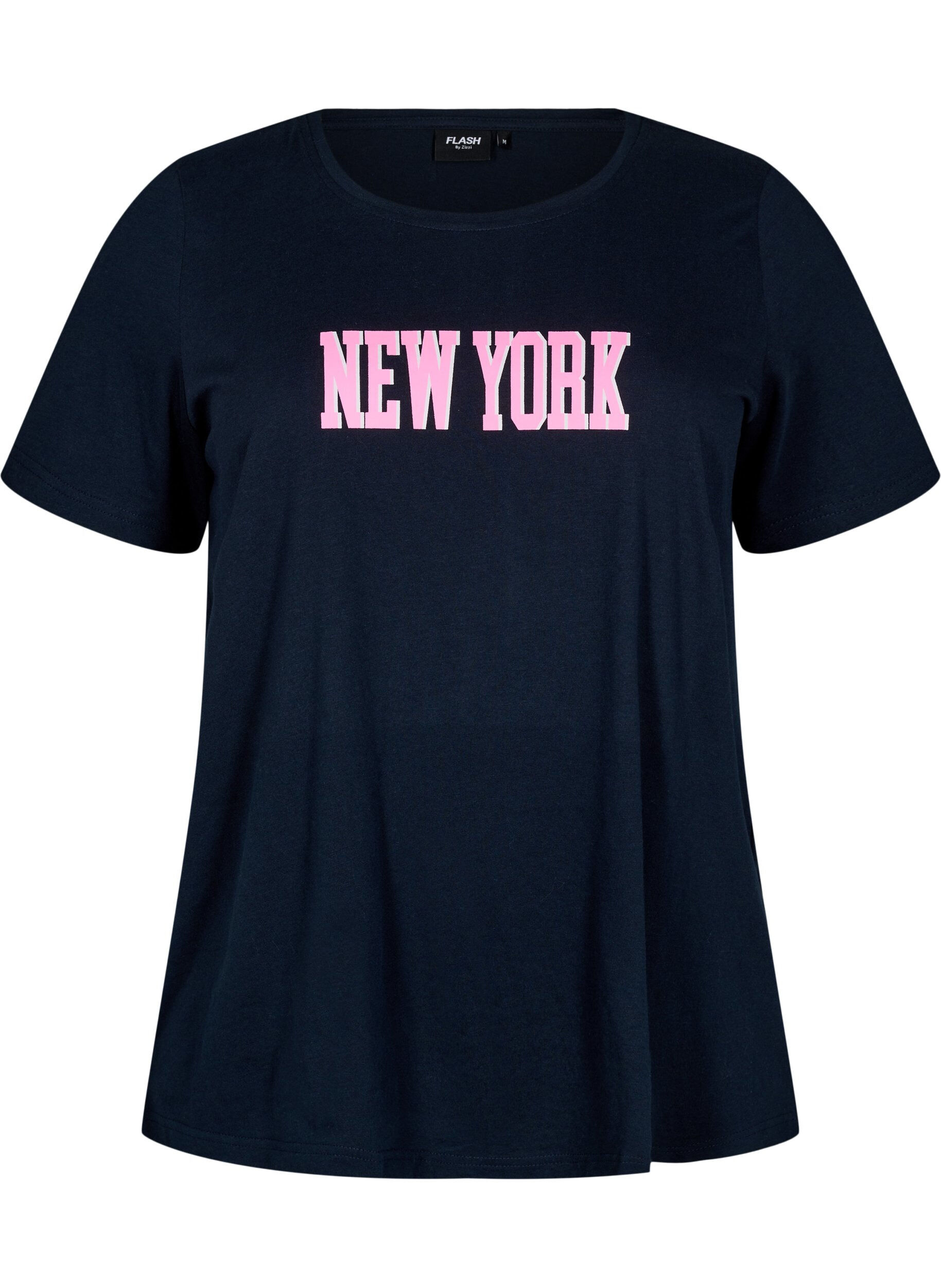 Zizzi FLASH &ndash; T-shirt avec motif, Bleu, Packshot image number 0