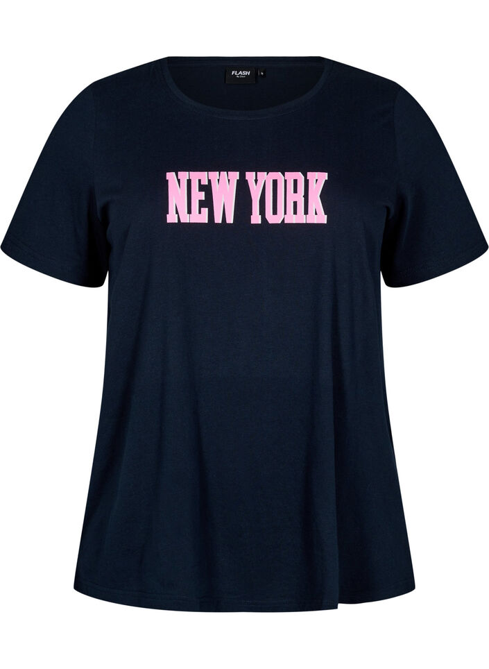 FLASH – T-shirt avec motif, Bleu, Packshot image number 0