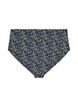 Bikinibroekje met print en hoge taille, Groen, Packshot image number 1