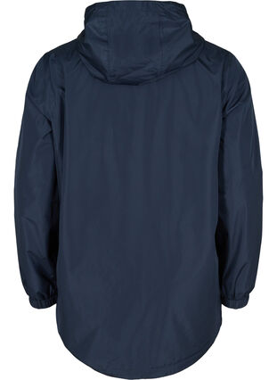 Veste de pluie avec ourlet inférieur et capuche réglables, Navy Blazer, Packshot image number 1
