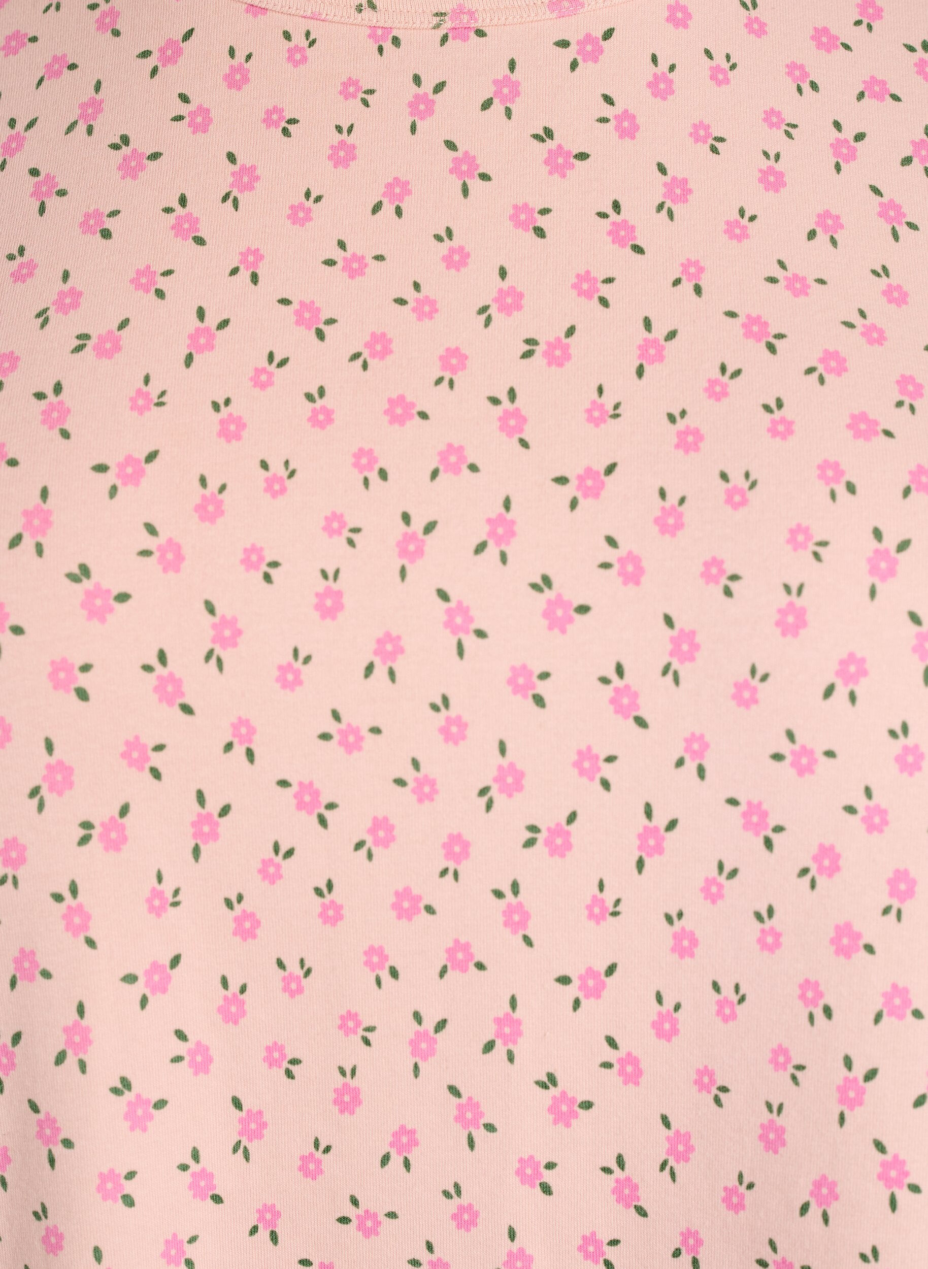 Zizzi T-shirt en coton avec imprim&eacute; int&eacute;gral, Rose, Packshot image number 2