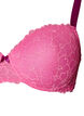 Soutien-gorge avec dentelle et bonnets coqu&eacute;s, Rose, Packshot image number 2