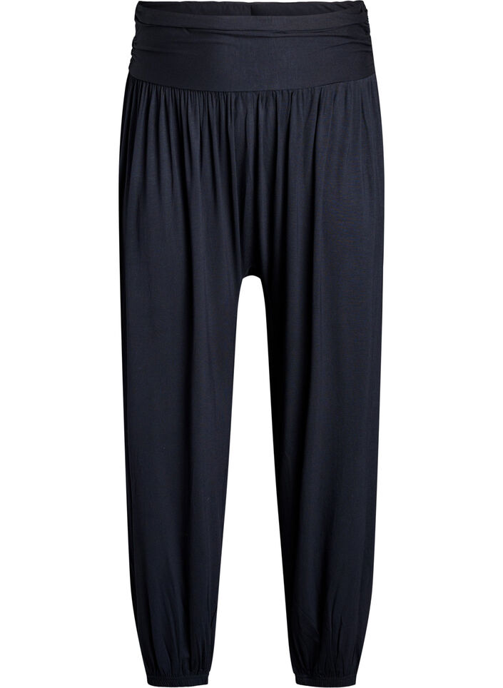 Pantalon sarouel ample, Noir, Packshot image number 0