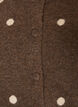 Cardigan &agrave; pois, Marron, Packshot image number 2