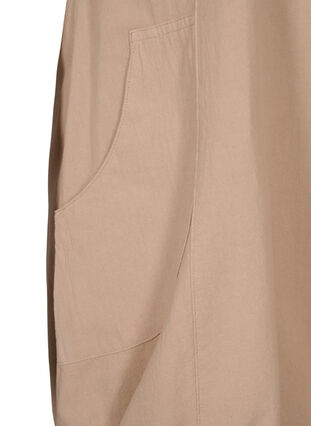 Robe en coton à manches courtes, Light Taupe, Packshot image number 3