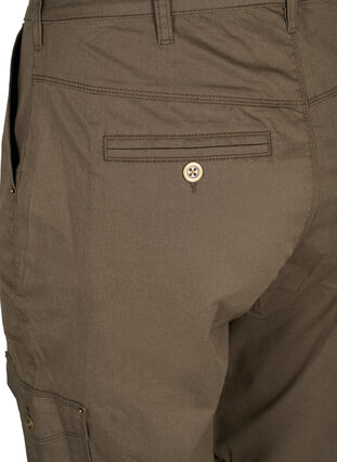 Katoenen shorts met zakken, Tarmac, Packshot image number 3